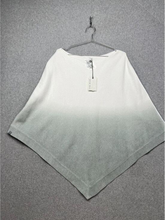 Barefoot Dreams Sweaters - Barefoot Dreams CozyChic Ombre Ultra lite Knit Poncho OS NWT Coastal Vibe Comfor